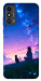 Чохол Space girl and cat для ZTE Blade A53