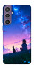 Чохол Space girl and cat для Galaxy S23 FE