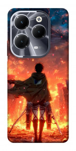 Чехол Attack on titan eren для Infinix Hot 40 Pro