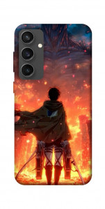 Чехол Attack on titan eren для Galaxy S24 FE
