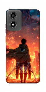 Чохол Attack on titan eren для Motorola Moto E14