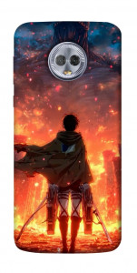 Чехол Attack on titan eren для Motorola Moto G6 Plus
