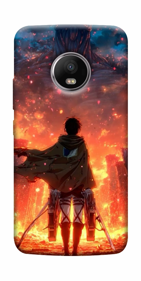 Чохол Attack on titan eren для Motorola Moto G5S