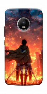 Чохол Attack on titan eren для Motorola Moto G5S