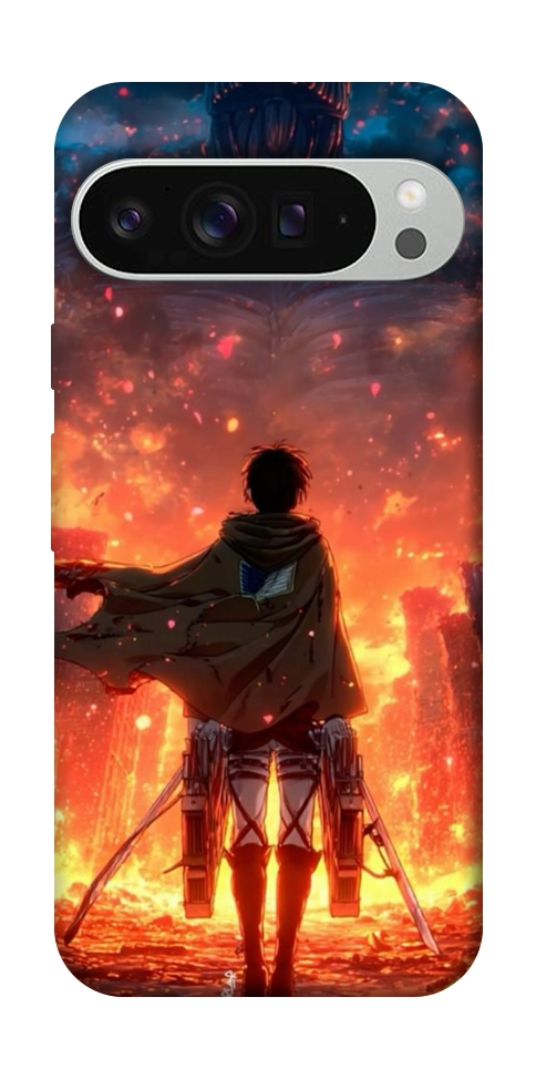Чохол Attack on titan eren для Google Pixel 9 Pro XL