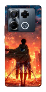 Чехол Attack on titan eren для Infinix Note 40 Pro 4G