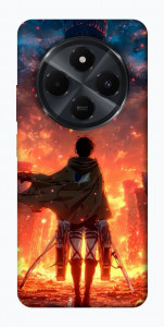 Чехол Attack on titan eren для Xiaomi Redmi 14C