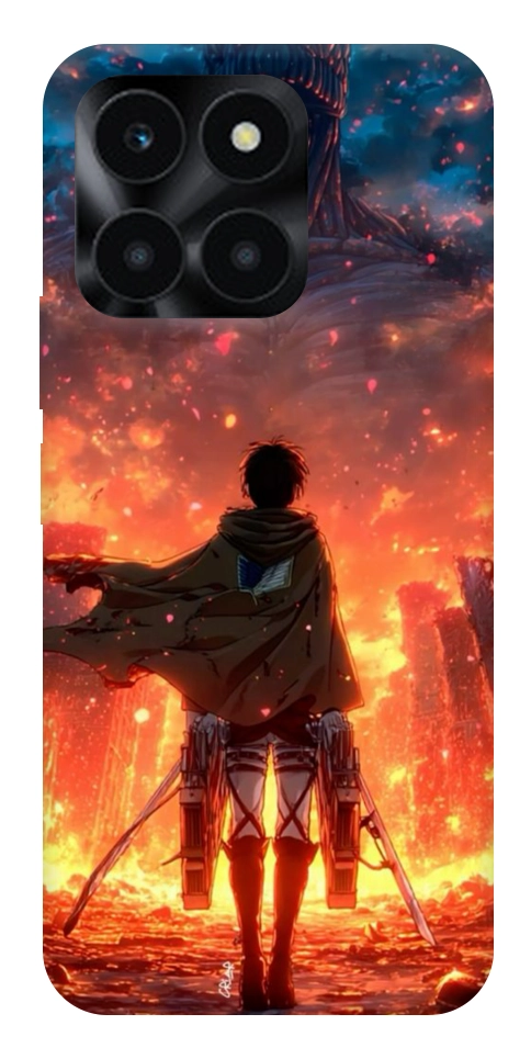 Чохол Attack on titan eren для Huawei Honor X6a