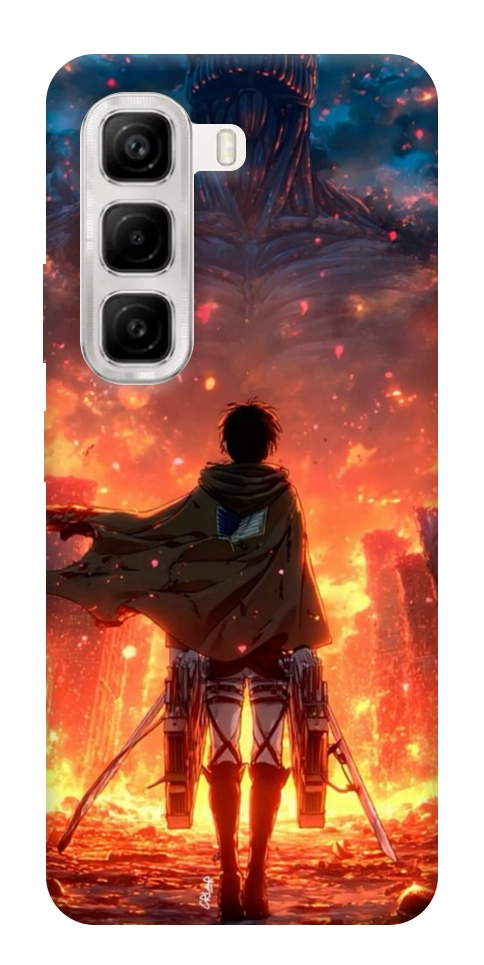 Чохол Attack on titan eren для Infinix Hot 50 4G