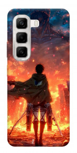Чохол Attack on titan eren для Infinix Hot 50 4G