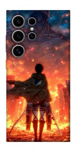 Чохол Attack on titan eren для Galaxy S25 Ultra
