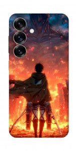 Чохол Attack on titan eren для Galaxy S25+