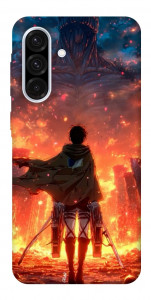 Чохол Attack on titan eren для Galaxy A56 5G