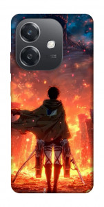 Чехол Attack on titan eren для Oppo А3х 4G