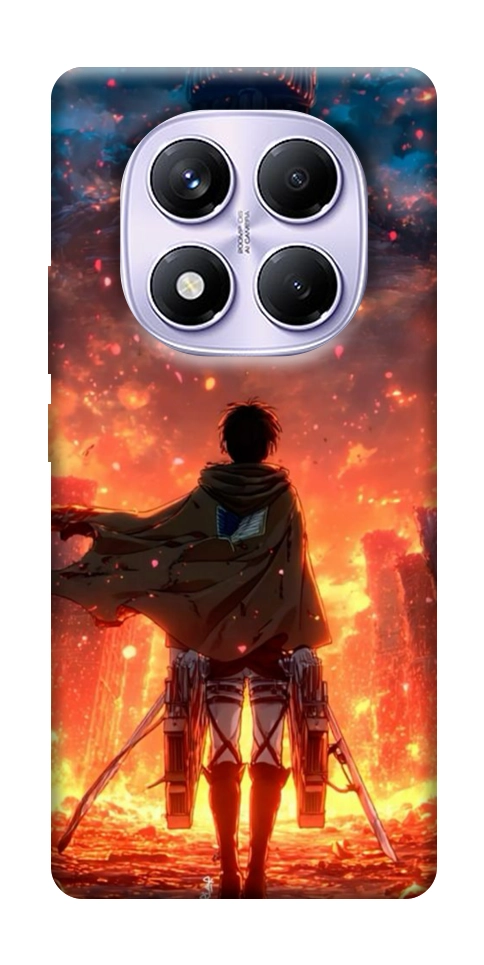 Чохол Attack on titan eren для Xiaomi Redmi Note 14 Pro 4G