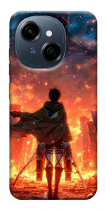 Чохол Attack on titan eren для TECNO Spark Go 1 (KL4)