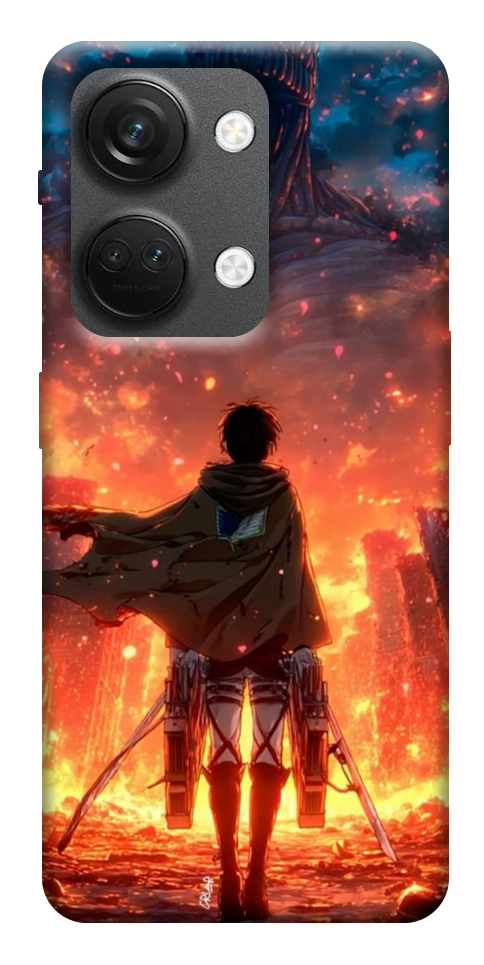 Чехол Attack on titan eren для OnePlus Nord 3