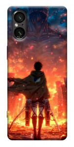 Чохол Attack on titan eren для Sony Xperia 5 V