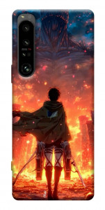 Чехол Attack on titan eren для Sony Xperia 1 IV