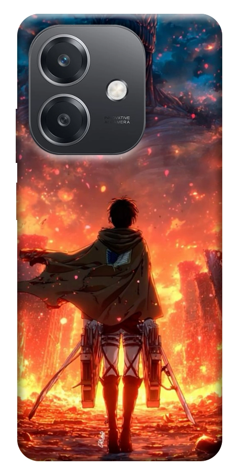 Чохол Attack on titan eren для Oppo A40m