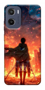 Чехол Attack on titan eren для Motorola Moto G05