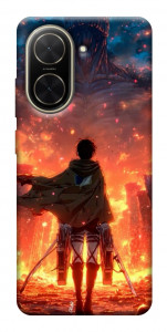 Чехол Attack on titan eren для Xiaomi Poco C71