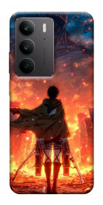 Чехол Attack on titan eren для Realme C75