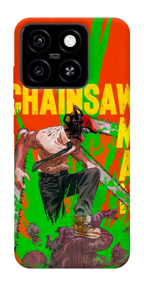 Чохол Chainsaw man для ZTE Blade A55 4G