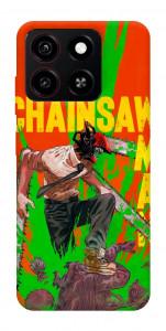Чехол Chainsaw man для ZTE Blade A35 4G