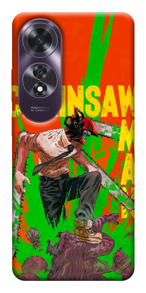 Чехол Chainsaw man для Oppo A60 4G