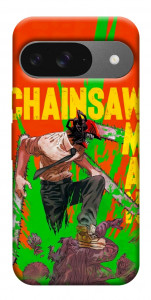 Чехол Chainsaw man для Google Pixel 10 Pro