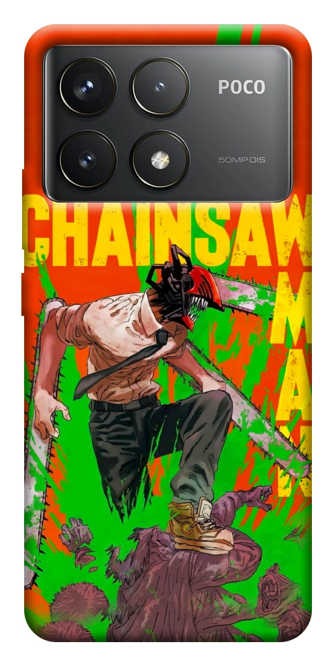 Чохол Chainsaw man для Xiaomi Poco F6 Pro