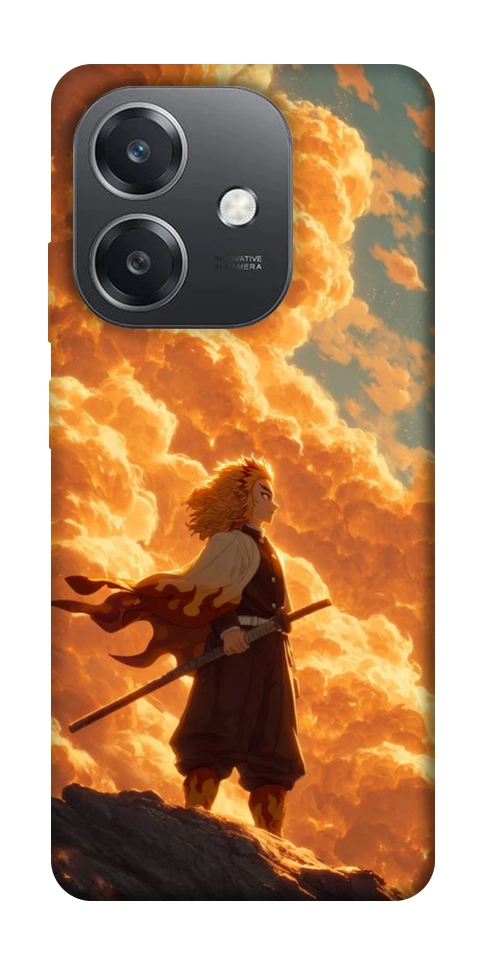 Чехол Demon slayer kyojuro для Oppo А3х 4G