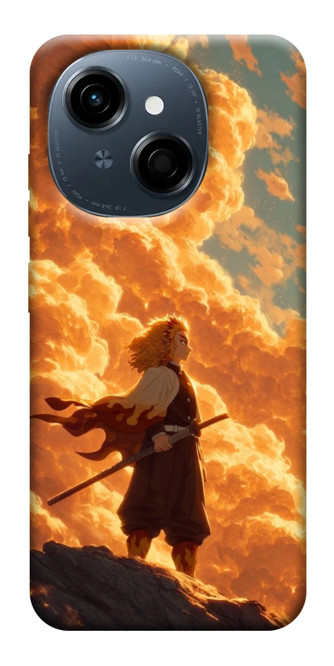 Чохол Demon slayer kyojuro для TECNO Spark Go 1 (KL4)