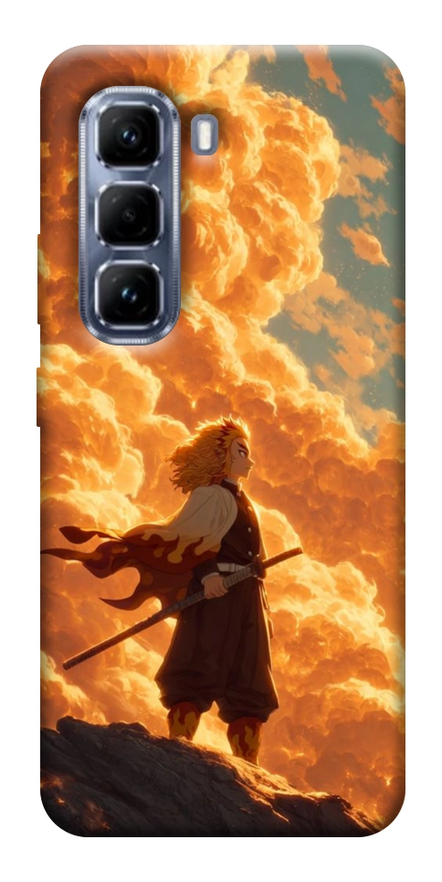 Чехол Demon slayer kyojuro для Infinix Hot 50 Pro