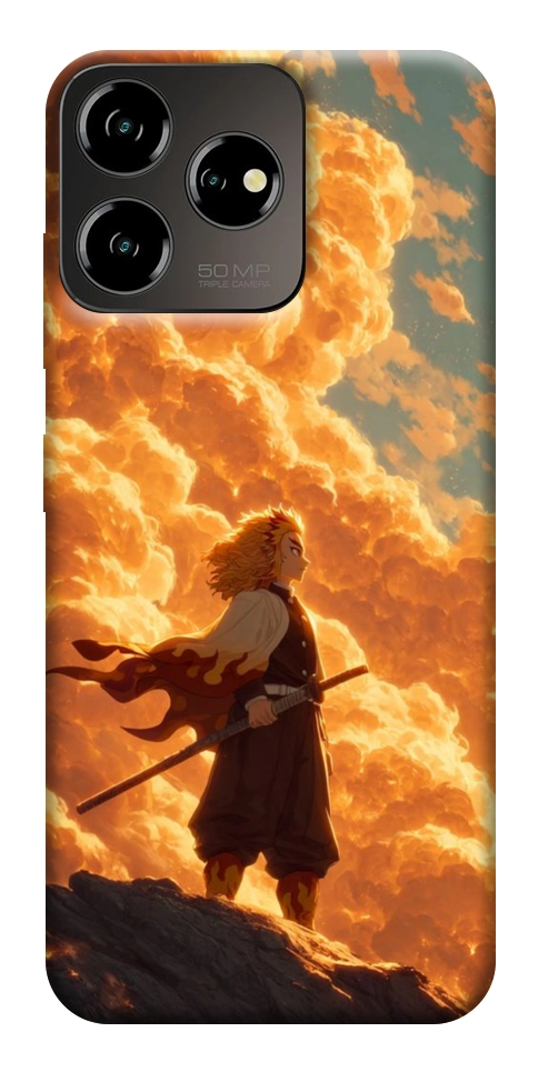Чохол Demon slayer kyojuro для ZTE Blade V50 Design 4G