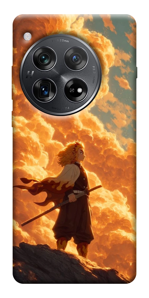 Чехол Demon slayer kyojuro для OnePlus 12