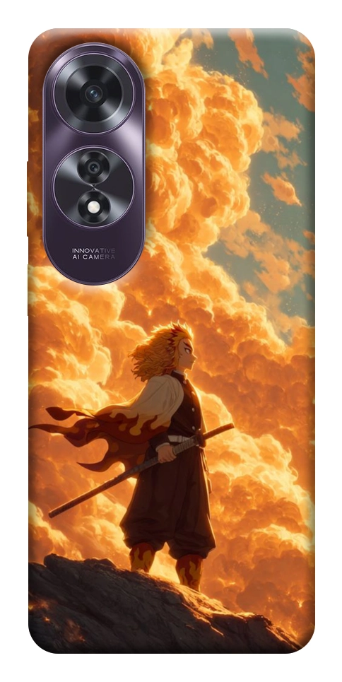 Чохол Demon slayer kyojuro для Oppo A60 4G