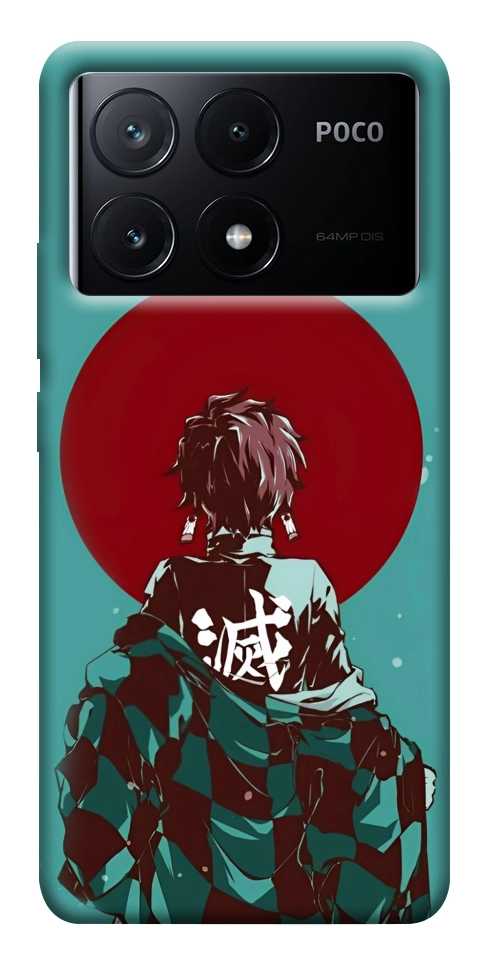 Чохол Demon slayer tanjiro для Xiaomi Poco X6 Pro