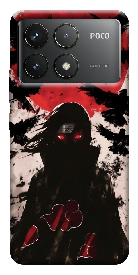 Чехол Itachi black ravens для Xiaomi Poco F6 Pro