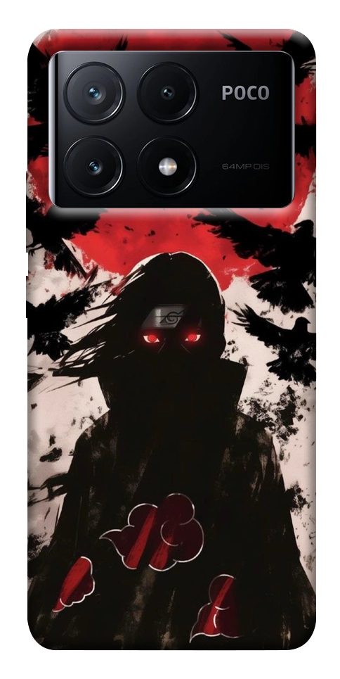 Чохол Itachi black ravens для Xiaomi Poco X6 Pro