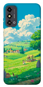 Чехол Miyazaki landscape для ZTE Blade A53
