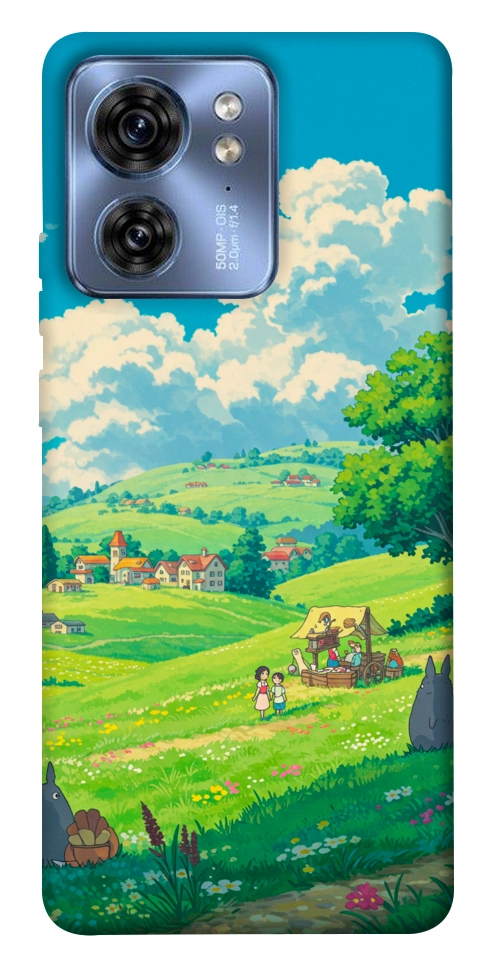 Чохол Miyazaki landscape для Motorola Edge 40