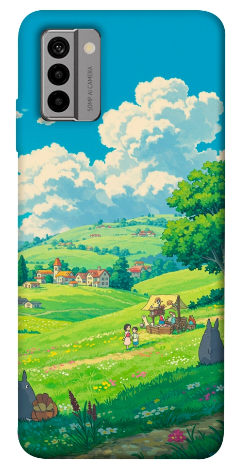 Чехол Miyazaki landscape для Nokia G22