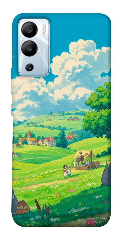 Чохол Miyazaki landscape для Infinix Hot 12i