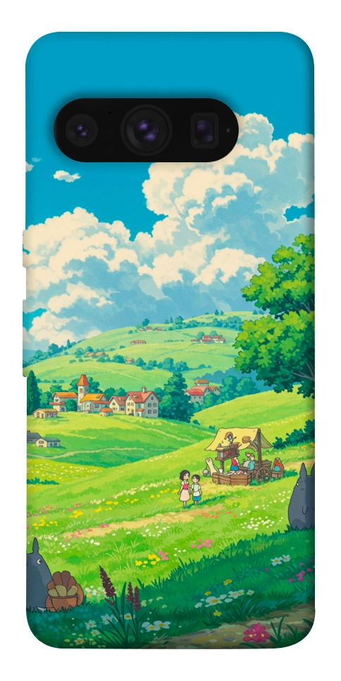 Чехол Miyazaki landscape для Google Pixel 8 Pro
