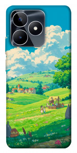 Чехол Miyazaki landscape для Realme C53