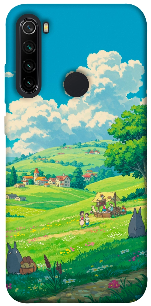 Чохол Miyazaki landscape для Xiaomi Redmi Note 8 2021