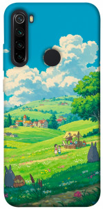 Чехол Miyazaki landscape для Xiaomi Redmi Note 8 2021