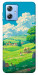 Чехол Miyazaki landscape для Motorola Moto G84